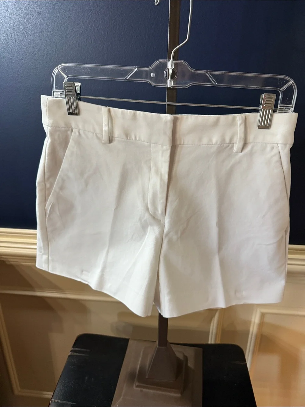 LOFT White Tailored Bermuda Shorts-Size 2